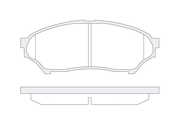 Brake Pad Set, disc brake (1850.0058052)