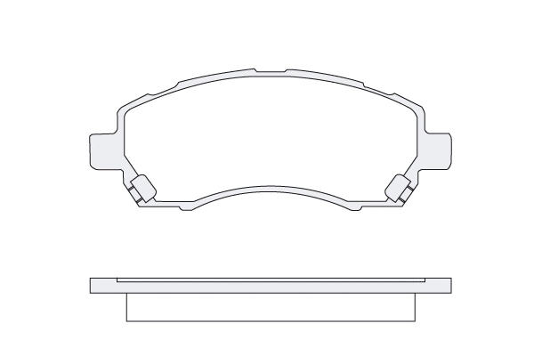Brake Pad Set, disc brake (1850.0058124)