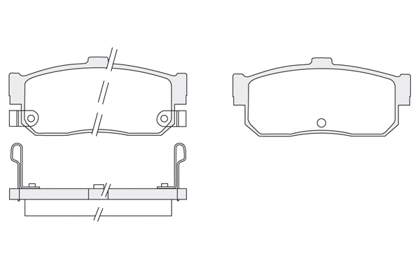 Brake Pad Set, disc brake (1850.0058148)