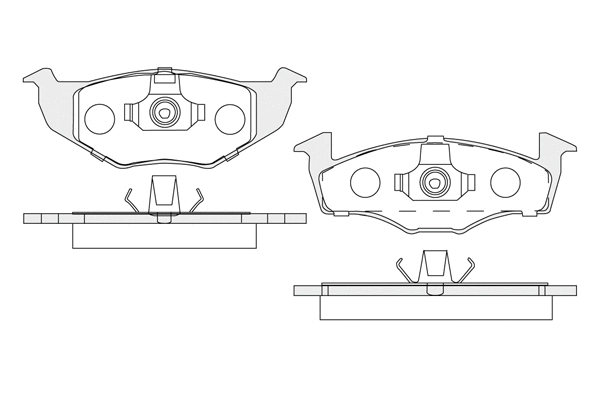Brake Pad Set, disc brake (1850.0058201)