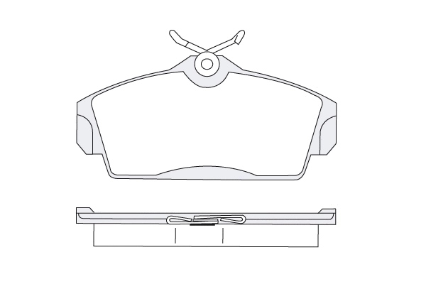 Brake Pad Set, disc brake (1850.0058010)