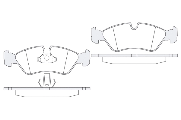 Brake Pad Set, disc brake (1850.0058065)
