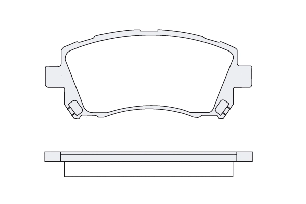 Brake Pad Set, disc brake (1850.0058051)