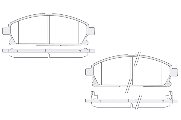 Brake Pad Set, disc brake (1850.0058014)