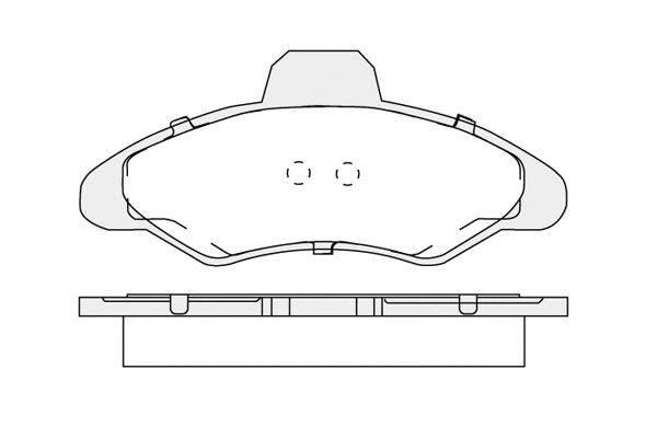 Brake Pad Set, disc brake (1850.0058196)