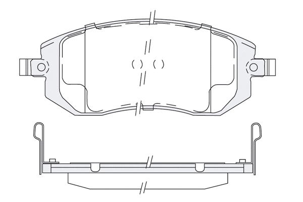 Brake Pad Set, disc brake (1850.0058125)