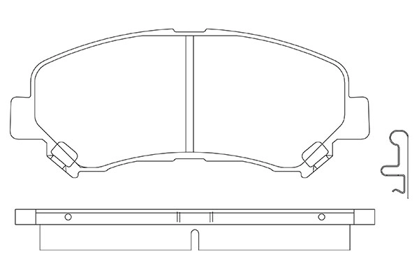 Brake Pad Set, disc brake (1850.0058243)