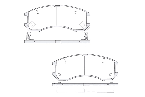 Brake Pad Set, disc brake (1850.0058064)
