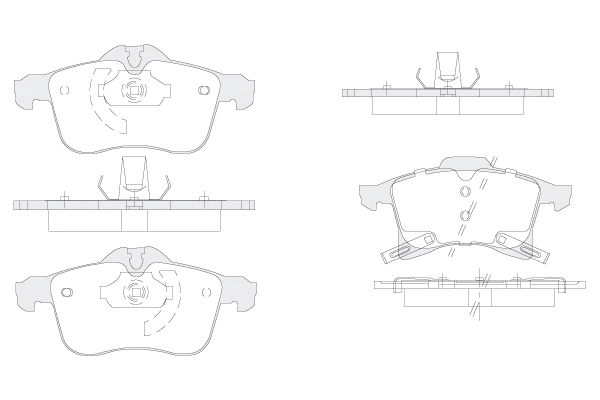 Brake Pad Set, disc brake (1850.0058220)