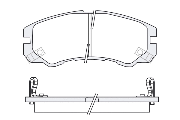 Brake Pad Set, disc brake (1850.0058050)