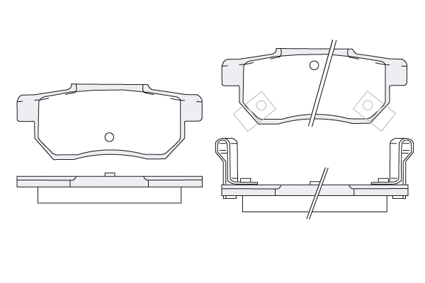 Brake Pad Set, disc brake (1850.0058062)