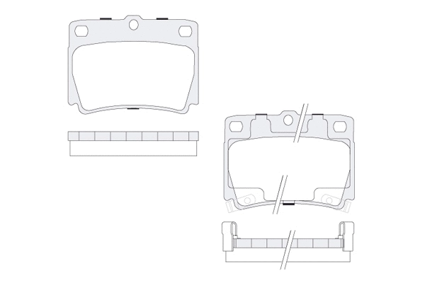 Brake Pad Set, disc brake (1850.0058048)