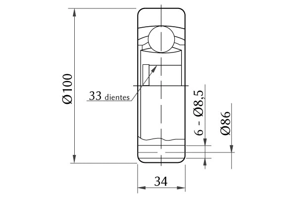 Joint Kit, drive shaft (1860.0078001)