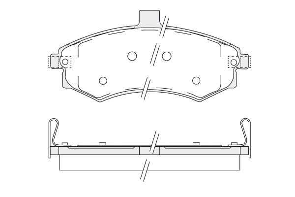 Brake Pad Set, disc brake (1850.0058145)