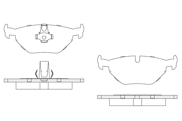 Brake Pad Set, disc brake (1850.0058207)