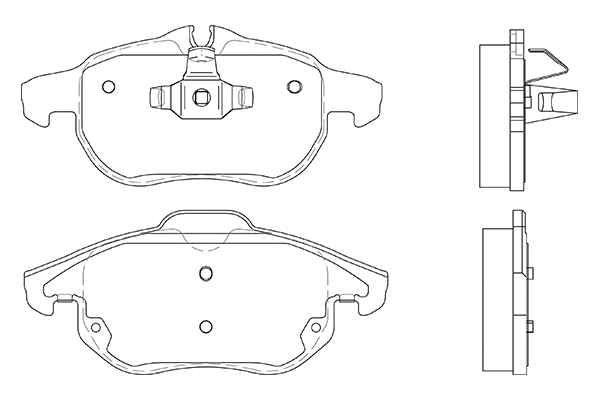 Brake Pad Set, disc brake (1850.0058235)