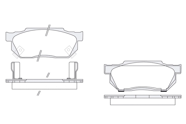 Brake Pad Set, disc brake (1850.0058110)