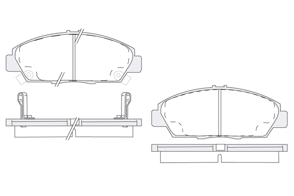 Brake Pad Set, disc brake (1850.0058086)