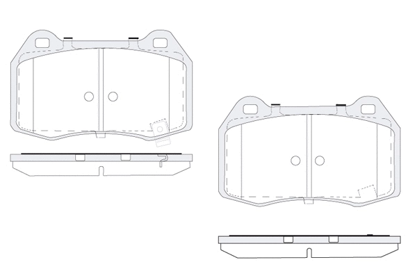 Brake Pad Set, disc brake (1850.0058044)