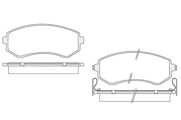 Brake Pad Set, disc brake (1850.0058095)