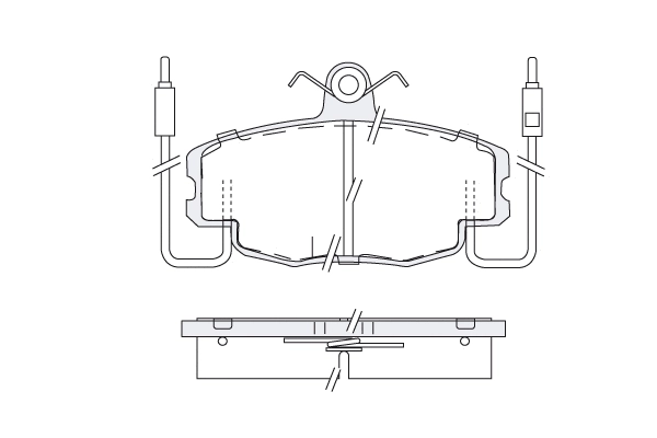 Brake Pad Set, disc brake (1850.0058178)