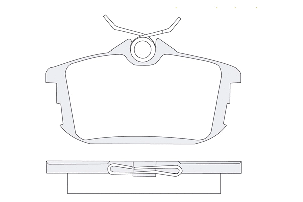 Brake Pad Set, disc brake (1850.0058009)