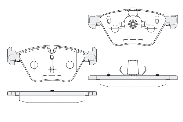 Brake Pad Set, disc brake (1850.0058211)