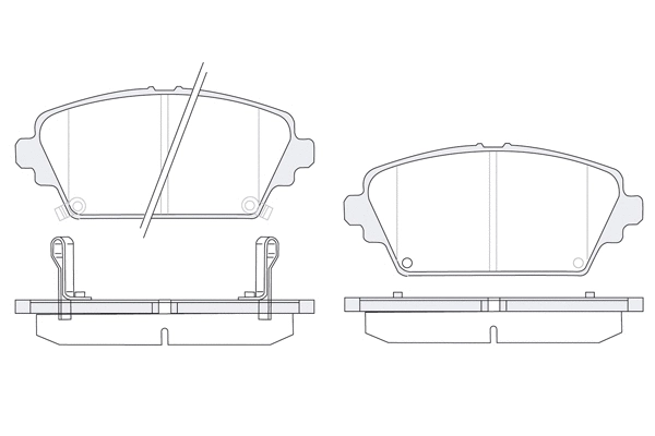 Brake Pad Set, disc brake (1850.0058025)