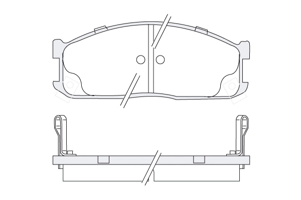 Brake Pad Set, disc brake (1850.0058099)