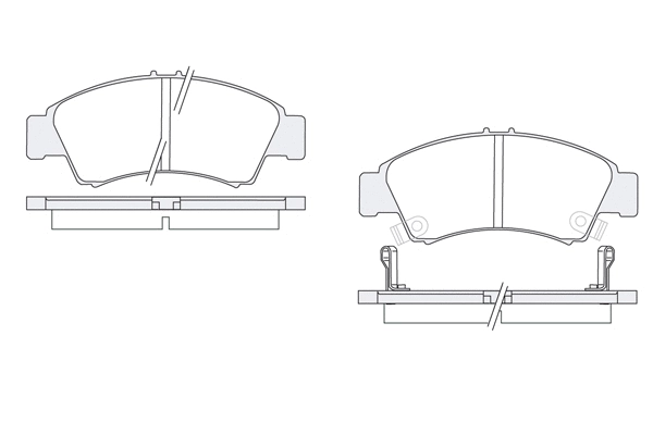 Brake Pad Set, disc brake (1850.0058079)