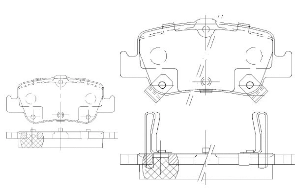 Brake Pad Set, disc brake (1850.0058229)
