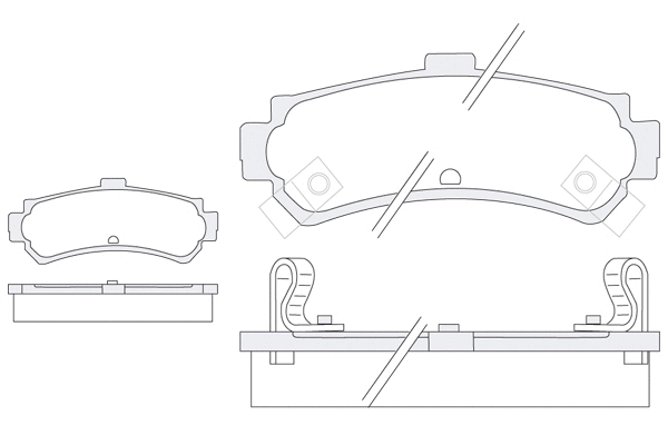 Brake Pad Set, disc brake (1850.0058026)
