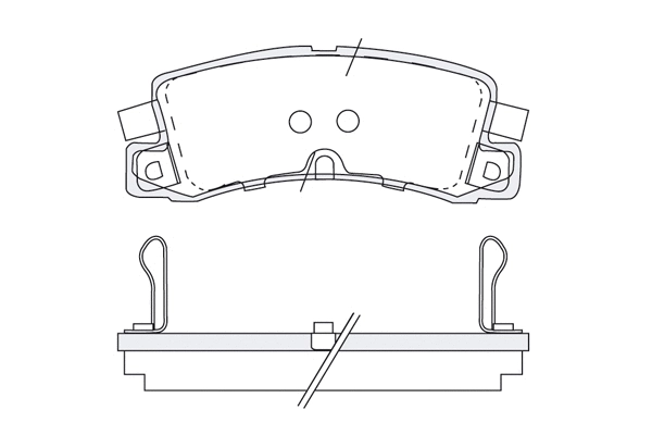 Brake Pad Set, disc brake (1850.0058101)
