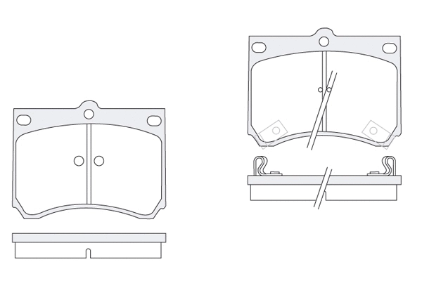 Brake Pad Set, disc brake (1850.0058113)