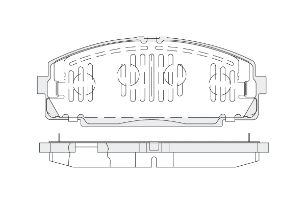 Brake Pad Set, disc brake (1850.0058228)