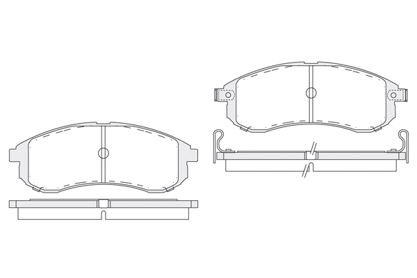 Brake Pad Set, disc brake (1850.0058147)