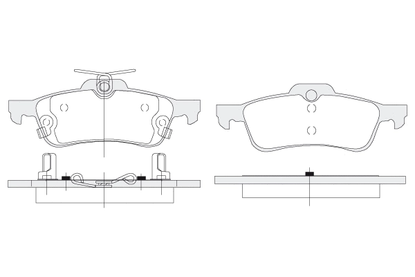 Brake Pad Set, disc brake (1850.0058227)