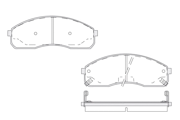 Brake Pad Set, disc brake (1850.0058144)