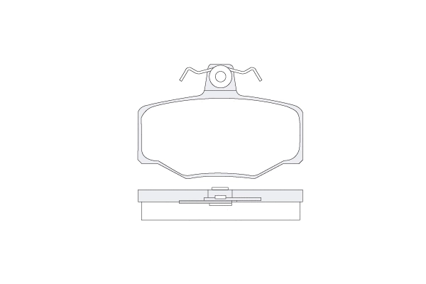 Brake Pad Set, disc brake (1850.0058135)