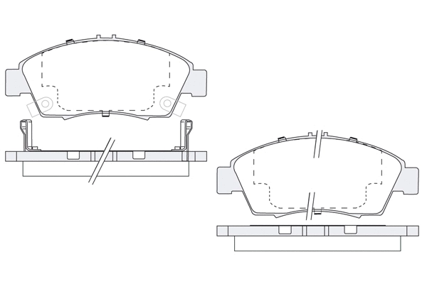 Brake Pad Set, disc brake (1850.0058078)
