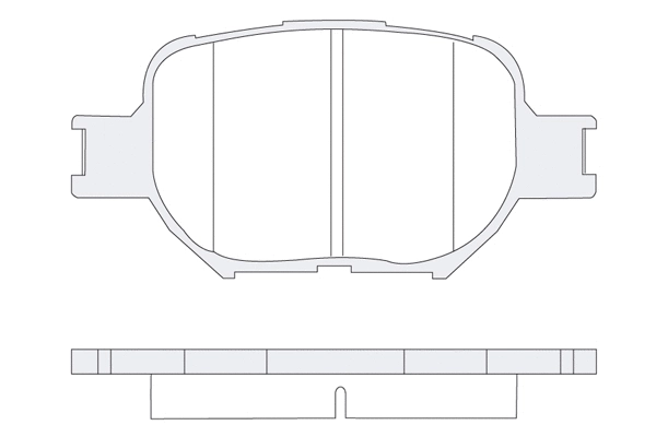 Brake Pad Set, disc brake (1850.0058037)