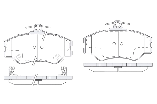 Brake Pad Set, disc brake (1850.0058002)