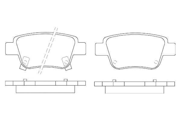 Brake Pad Set, disc brake (1850.0058250)