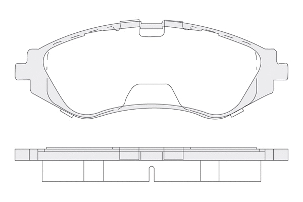 Brake Pad Set, disc brake (1850.0058141)