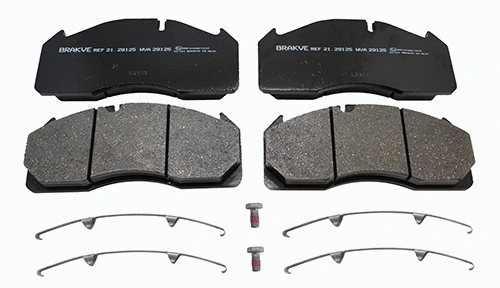 Brake Pad Set, disc brake (21.29125)