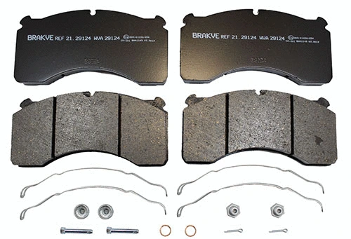 Brake Pad Set, disc brake (21.29124)