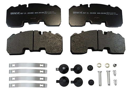 Brake Pad Set, disc brake (21.29165)
