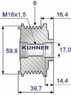 Alternator Freewheel Clutch
