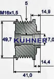 Alternator Freewheel Clutch