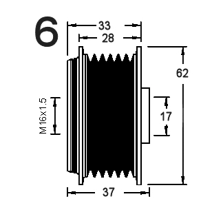 Alternator Freewheel Clutch